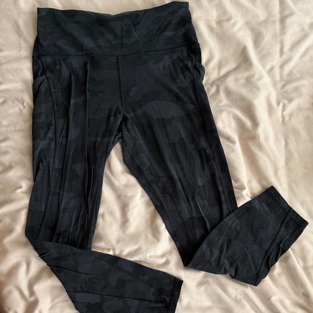 Black Camouflage Leggings